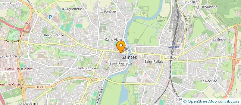localisation de l'entreprise MULTI TRANSACTIONS BENCA à SAINTES