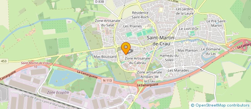 localisation de l'entreprise MULTI TRANSHU  SAINT MARTIN DE CRAU