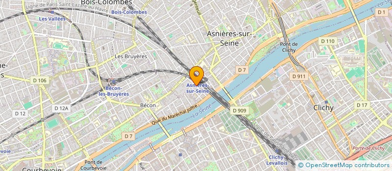 localisation de l'entreprise MULTI TRANSPORT SERVICE à ASNIERES-SUR-SEINE