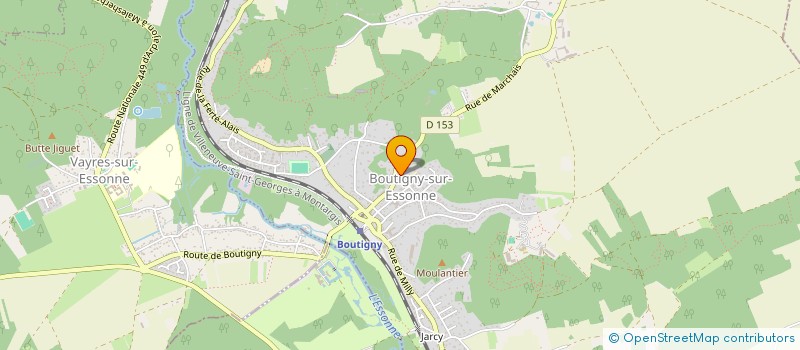 localisation de l'entreprise MULTI TRAVAUX DE MACONNERIE  BOUTIGNY-SUR-ESSONNE