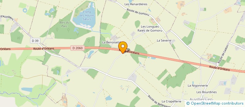localisation de l'entreprise MULTI TRAVAUX GERMAIN à AUVILLIERS-EN-GATINAIS