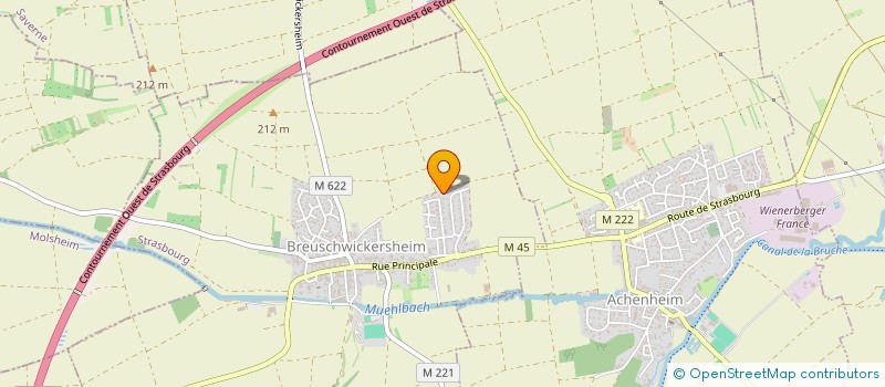 localisation de l'entreprise MULTI TRAVAUX SERVICES ET CONCIERGERIE à BREUSCHWICKERSHEIM
