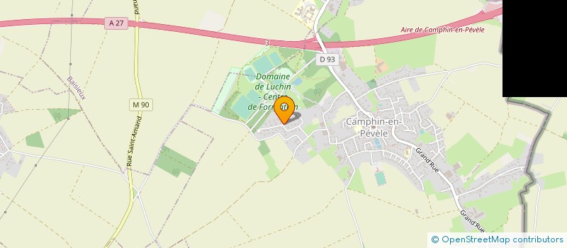 localisation de l'entreprise MULTI-USINAGES à CAMPHIN-EN-PEVELE