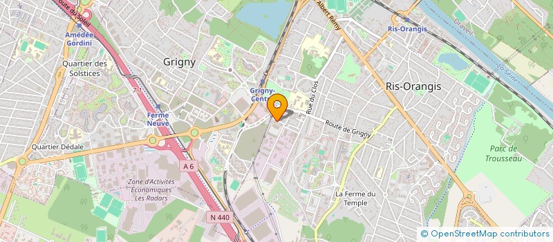 localisation de l'entreprise MULTI V  RIS-ORANGIS