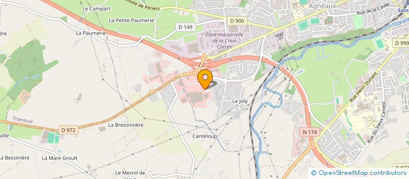 localisation de l'entreprise MULTI VET'  AGNEAUX