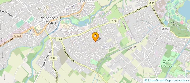 localisation de l'entreprise MULTI VIDEO DESIGNS à PLAISANCE-DU-TOUCH