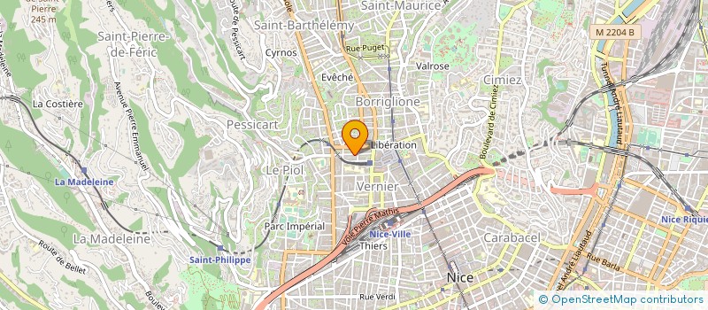 localisation de l'entreprise MULTI VIDEO SERVICES à NICE