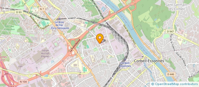 localisation de l'entreprise MULTI-ZERVICES à CORBEIL-ESSONNES