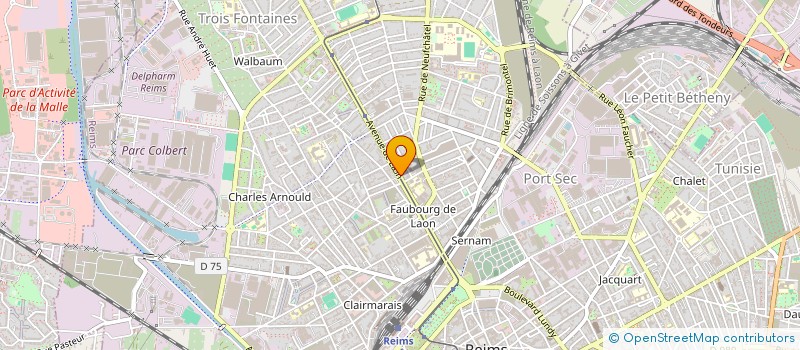 localisation de l'entreprise MULTI2S à REIMS