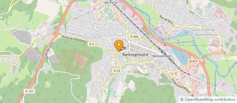 localisation de l'entreprise MULTIBARDAGES à REMIREMONT