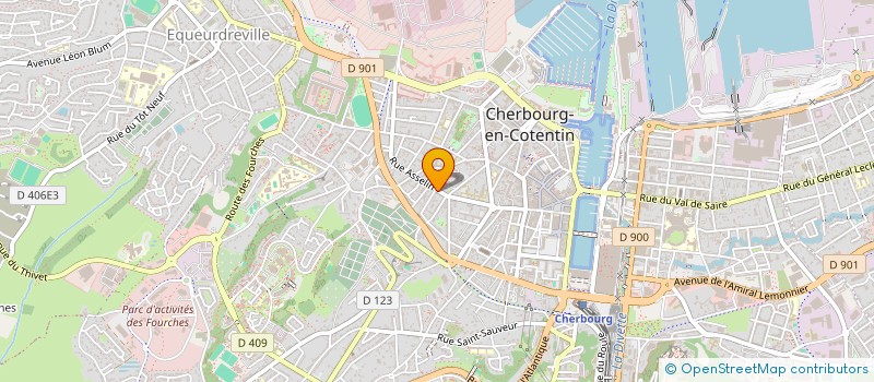 localisation de l'entreprise MULTIBAT à CHERBOURG-EN-COTENTIN