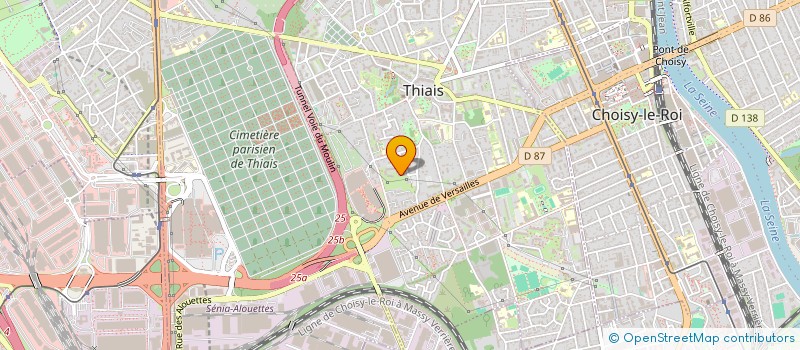 localisation de l'entreprise MULTIBAT  THIAIS