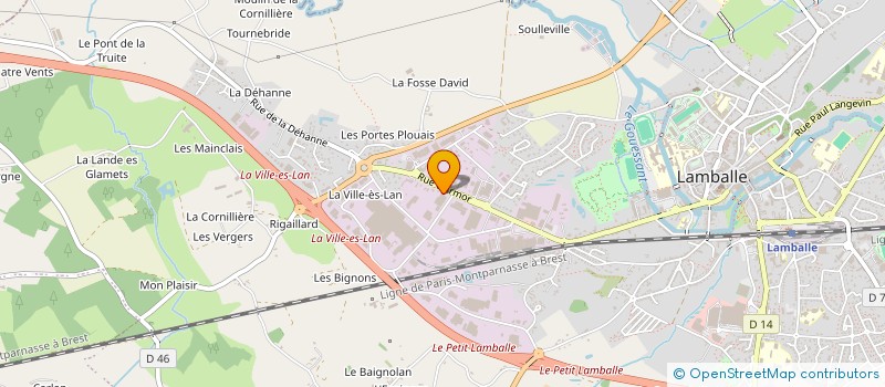 localisation de l'entreprise MULTIBAT  LAMBALLE-ARMOR