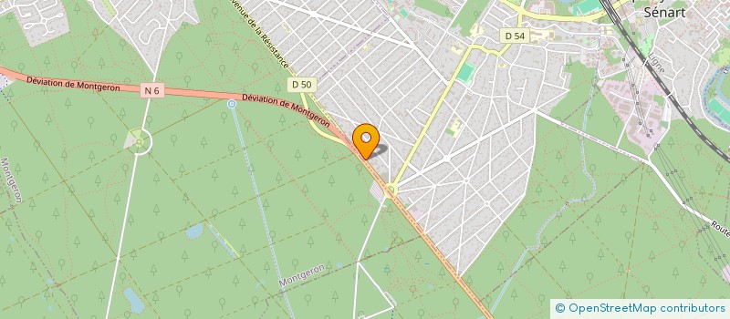 localisation de l'entreprise MULTIBAT 91 à BRUNOY