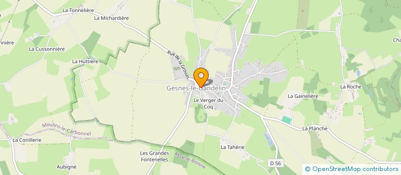 localisation de l'entreprise MULTIBAT  GESNES-LE-GANDELIN