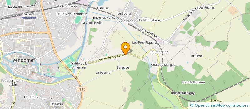 localisation de l'entreprise MULTIBAT à VENDOME