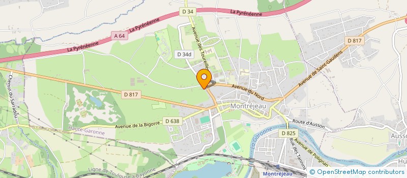 localisation de l'entreprise MULTIBAT CONCEPTION  MONTREJEAU