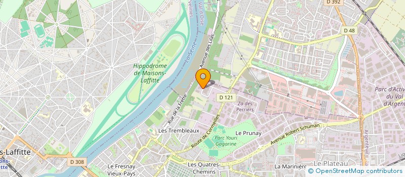 localisation de l'entreprise MULTIBAT TRAVAUX à SARTROUVILLE