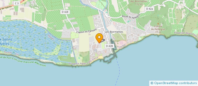 localisation de l'entreprise MULTIBAU SRL  LA LONDE-LES-MAURES