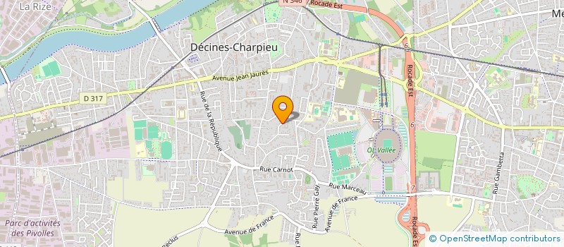 localisation de l'entreprise MULTIBOSS  DECINES-CHARPIEU