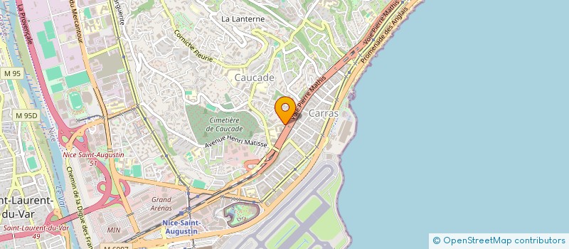 localisation de l'entreprise MULTICALOR  NICE
