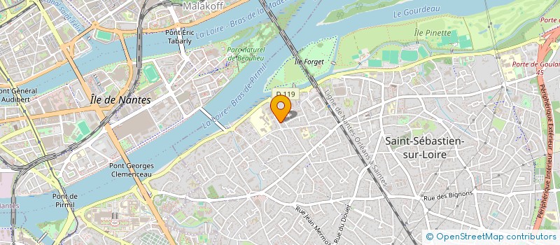 localisation de l'entreprise MULTICOLIS TRANSPORT  SAINT-SEBASTIEN-SUR-LOIRE