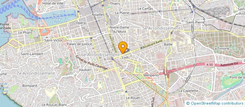localisation de l'entreprise MULTICOLOR 13 à MARSEILLE