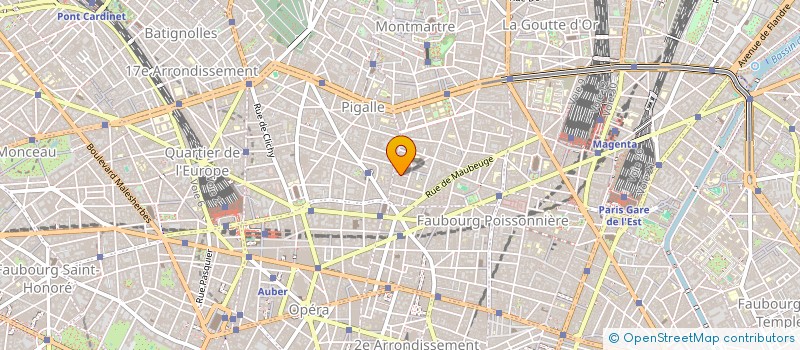 localisation de l'entreprise MULTICOLOR EXPRESS à PARIS