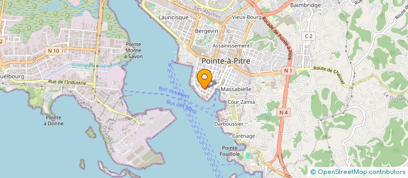 localisation de l'entreprise MULTICOLOR SARL à POINTE A PITRE