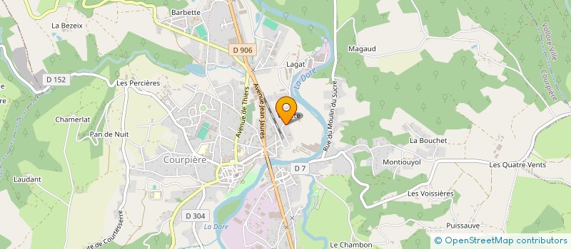 localisation de l'entreprise MULTICOLORE RADIO à COURPIERE