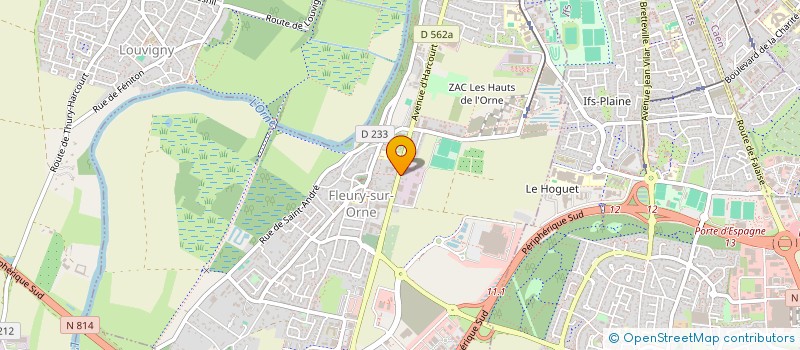 localisation de l'entreprise MULTICOM CITY  FLEURY-SUR-ORNE
