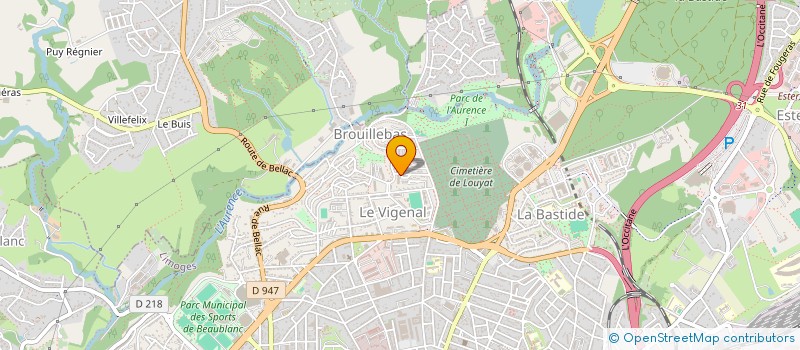 localisation de l'entreprise MULTICOMM SARL à LIMOGES
