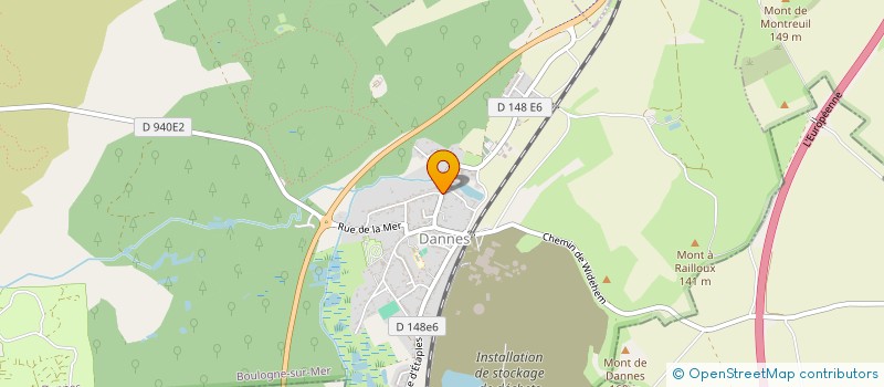 localisation de l'entreprise MULTICOMPTA  DANNES