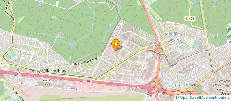 localisation de l'entreprise MULTICOMS à VELIZY-VILLACOUBLAY