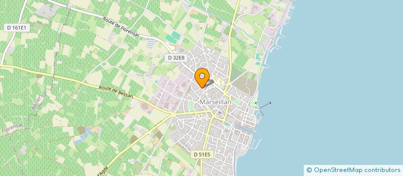 localisation de l'entreprise MULTICOQUE ATTITUDE à MARSEILLAN