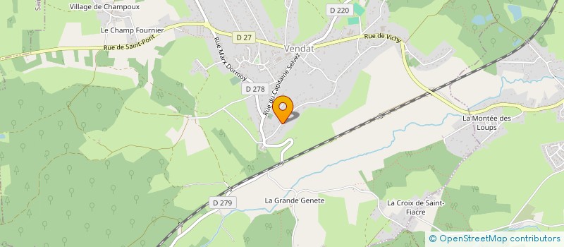 localisation de l'entreprise MULTICOQUES CONSULTING à VENDAT