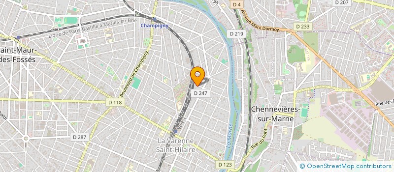 localisation de l'entreprise MULTICORP RENOV à SAINT-MAUR-DES-FOSSES