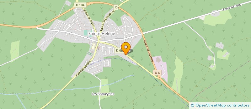 localisation de l'entreprise MULTICREA ENERGIE  SAINTE-HELENE