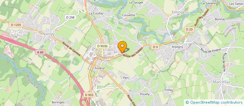 localisation de l'entreprise MULTIDEP à FILLINGES