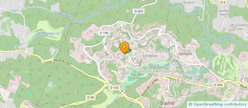 localisation de l'entreprise MULTIDIA ECHANGE FRATERNITE à VALBONNE