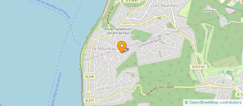 localisation de l'entreprise MULTIDIS à LA TESTE-DE-BUCH