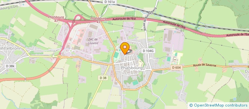 localisation de l'entreprise MULTIDRINK SARL  PHALSBOURG