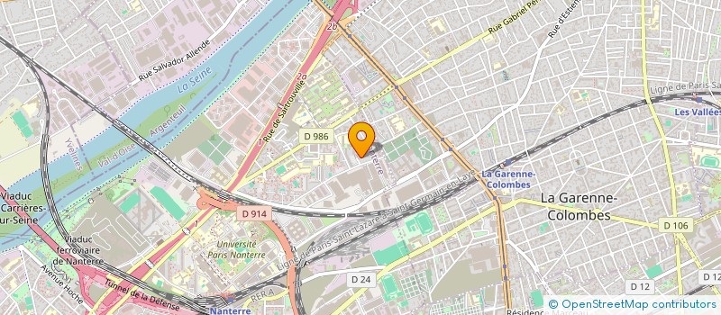 localisation de l'entreprise MULTIETANCHE  NANTERRE