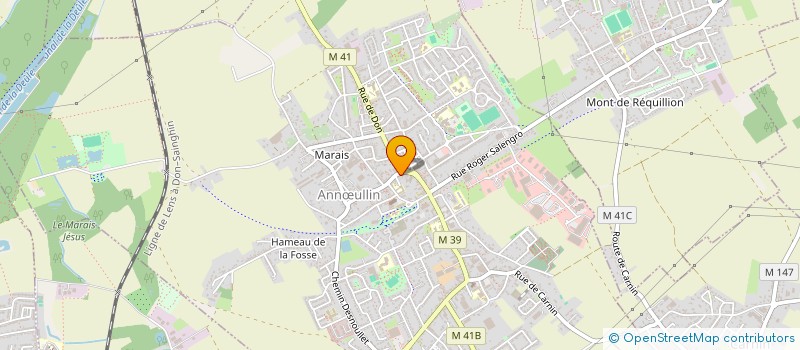 localisation de l'entreprise MULTIFENETRES  ANNULLIN