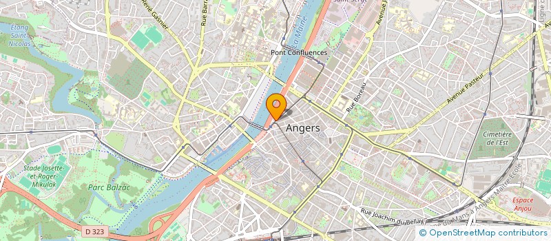 localisation de l'entreprise MULTIFINANCIERE DE L'ANJOU à ANGERS