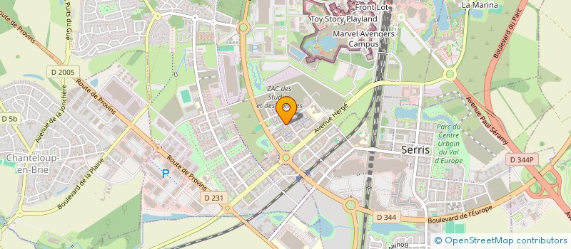 localisation de l'entreprise MULTIFORMA  CHESSY