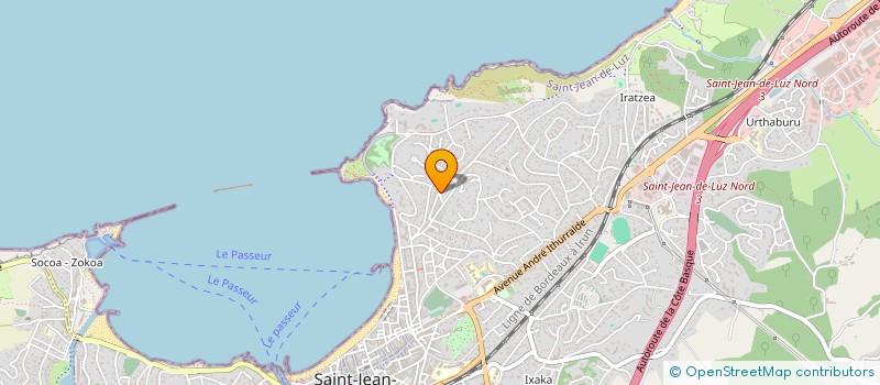 localisation de l'entreprise MULTIKULTIARTS à SAINT-JEAN-DE-LUZ