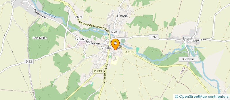 localisation de l'entreprise MULTILAM SA à VOULX