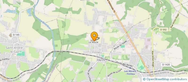 localisation de l'entreprise MULTILOG  LES ABRETS-EN-DAUPHINE