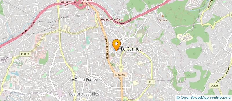 localisation de l'entreprise MULTIMARQUE AUTO FRANCE à LE CANNET
